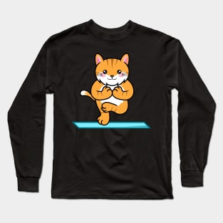 Yoga With My Cat - My Yoga Long Sleeve T-Shirt